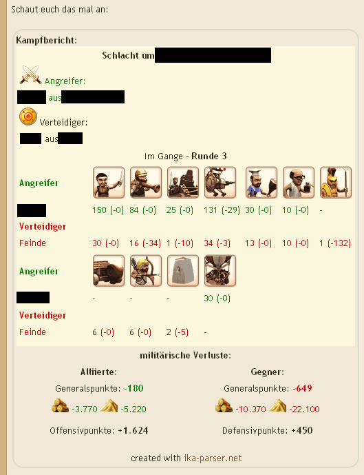 Den Code im Forum einfügen