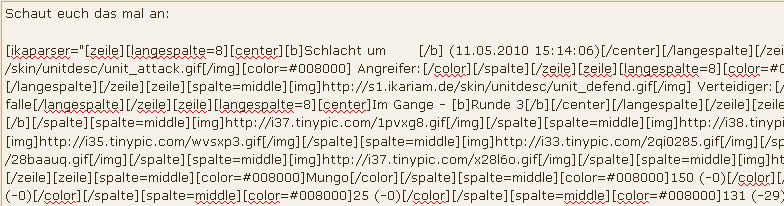 Den Code im Forum einfügen